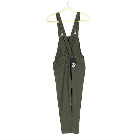 NWT Chaser Vintage Canvas Surplus Overall Jumpsuit - Picture 5 of 9